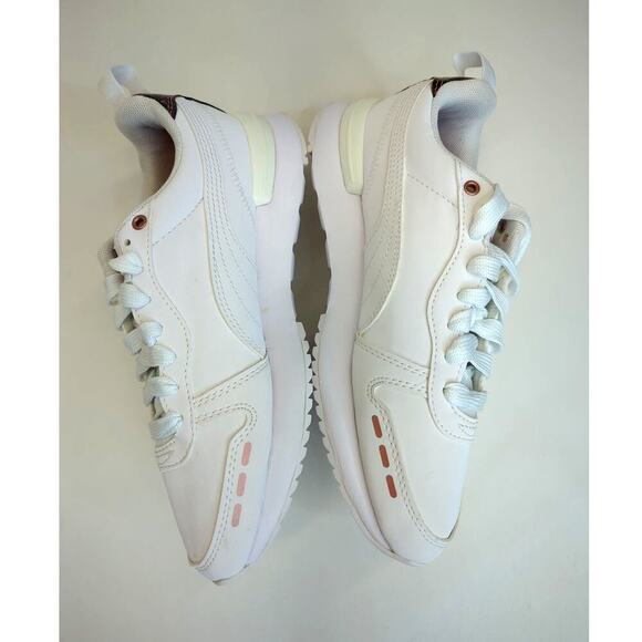 Puma Women's R78 Raw Metallics White Rose Gold Size 7.5 - Picture 8 of 10